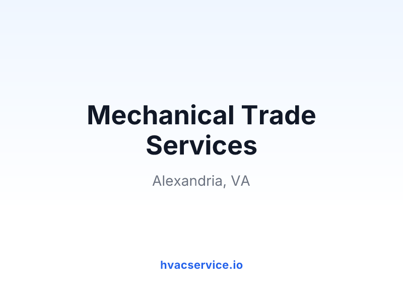 Mechanical Trade Services