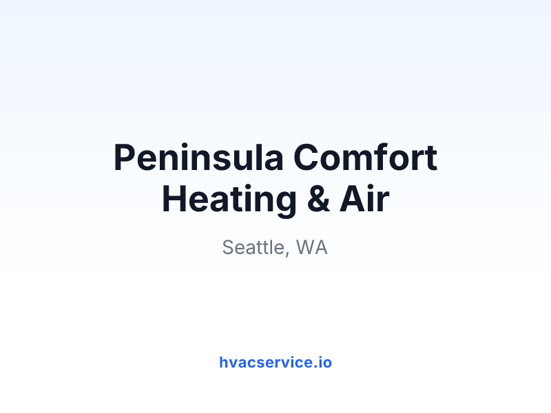 Peninsula Comfort Heating & Air