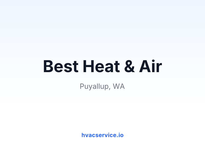 Best Heat & Air