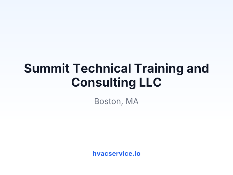 Summit Technical Training and Consulting LLC