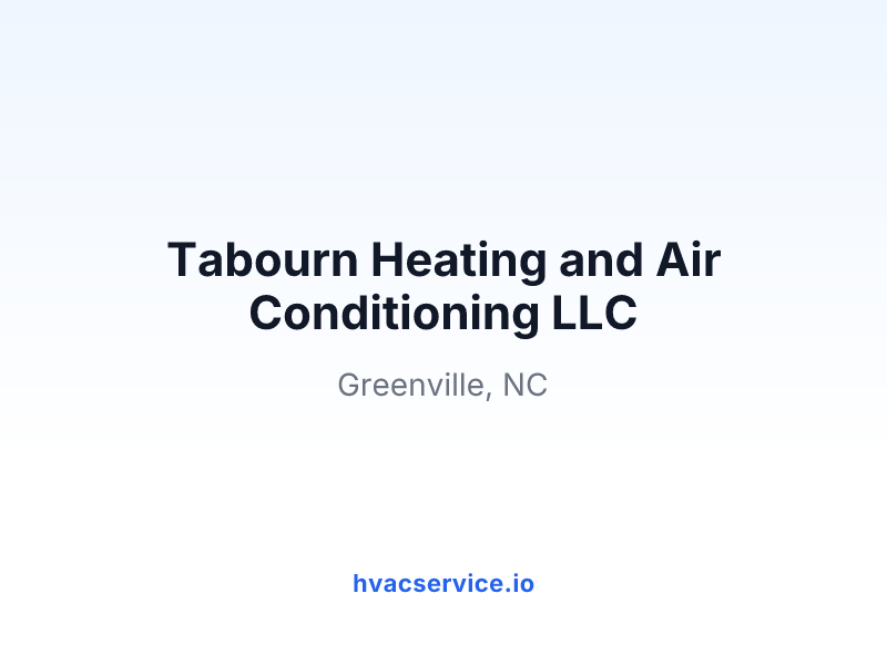 Tabourn Heating and Air Conditioning LLC