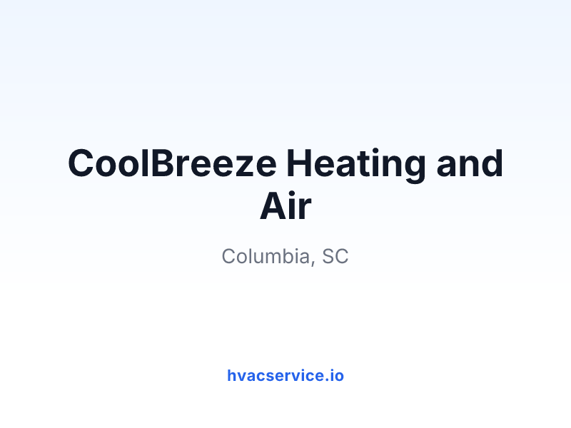 CoolBreeze Heating and Air