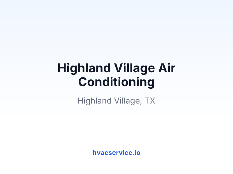 Highland Village Air Conditioning