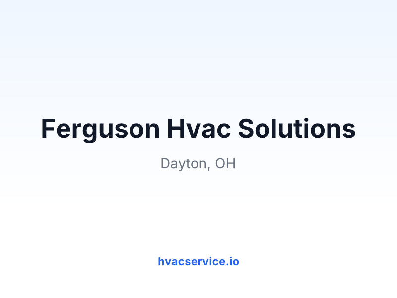 Ferguson Hvac Solutions