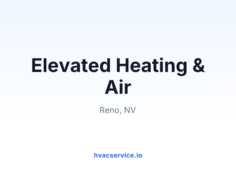 Elevated Heating & Air