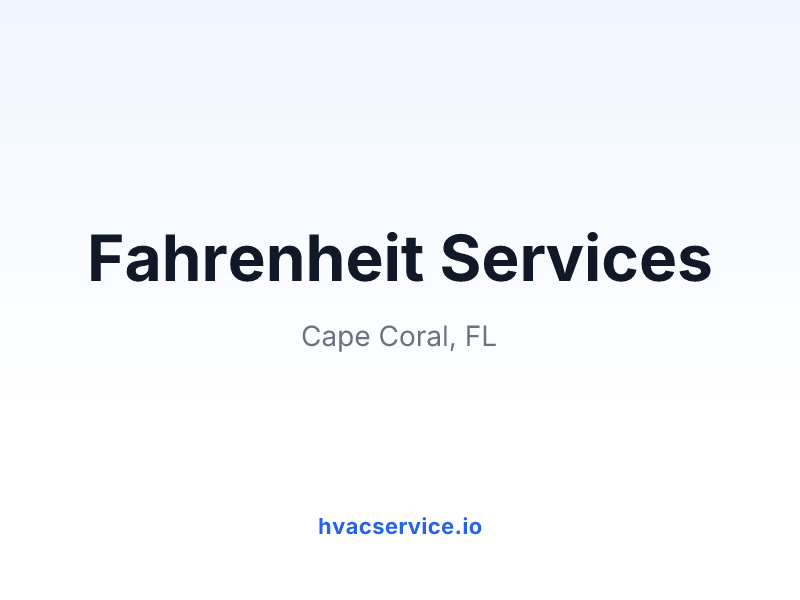 Fahrenheit Services