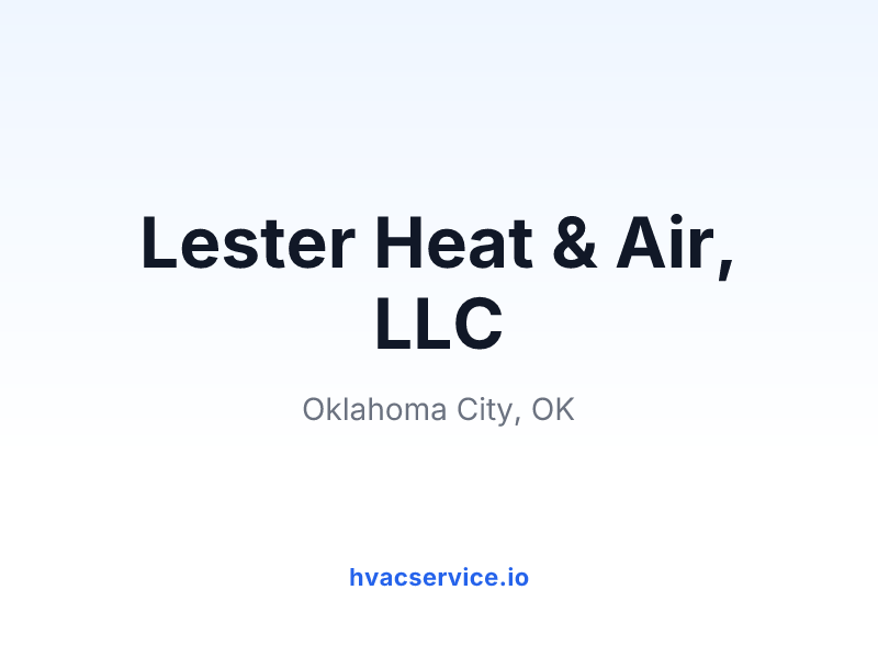 Lester Heat & Air, LLC