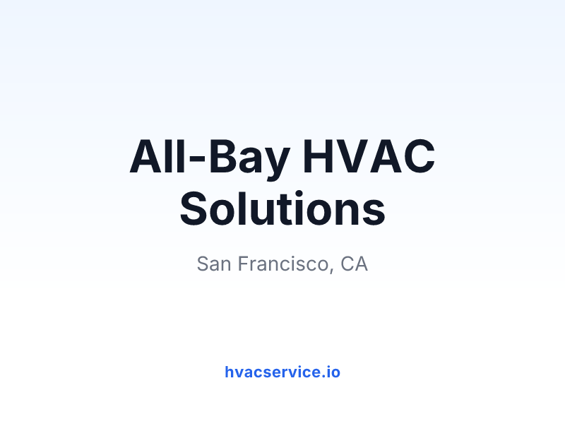 All-Bay HVAC Solutions
