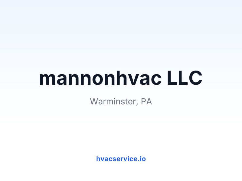 mannonhvac LLC