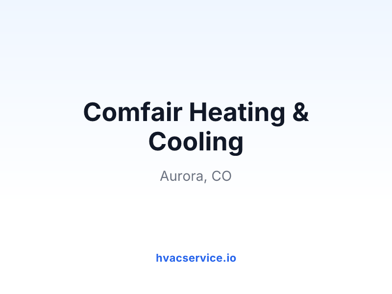 Comfair Heating & Cooling