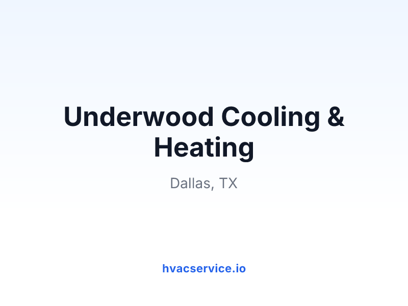 Underwood Cooling & Heating
