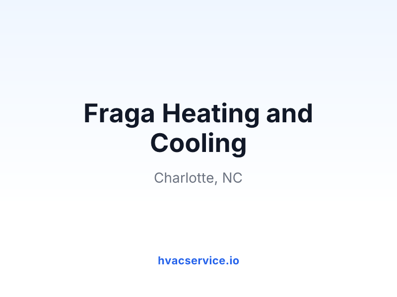 Fraga Heating and Cooling