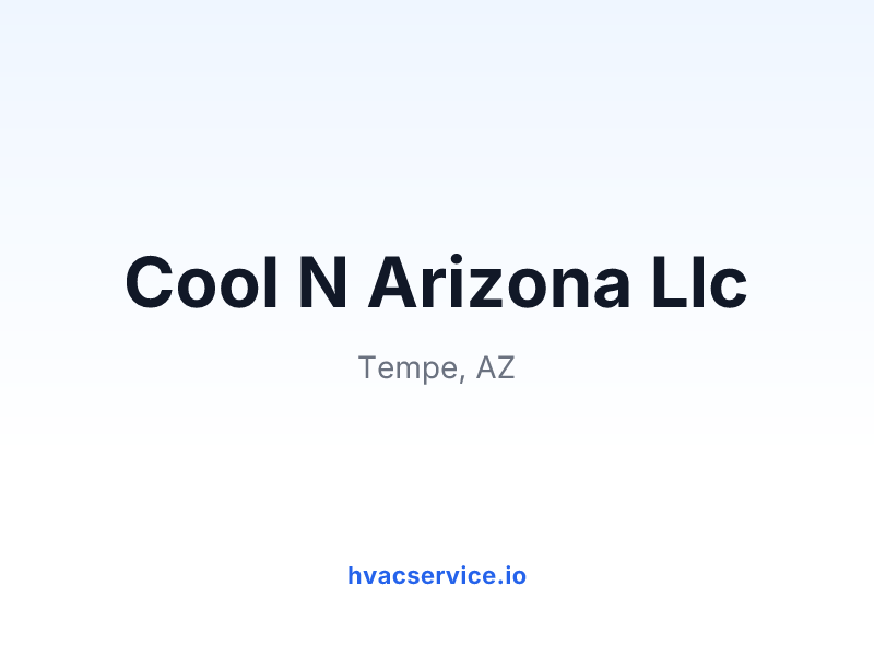 Cool N Arizona Llc