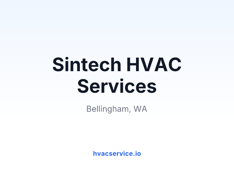 Sintech HVAC Services