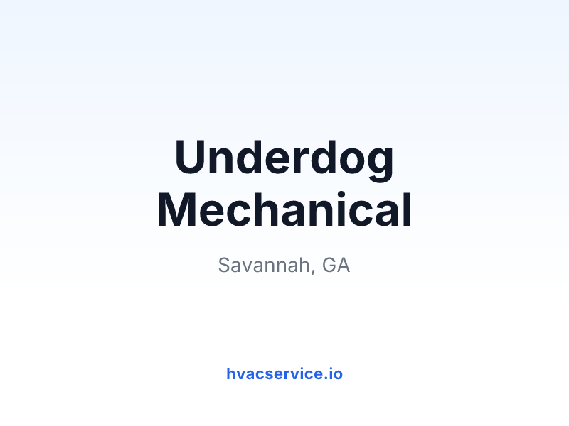 Underdog Mechanical