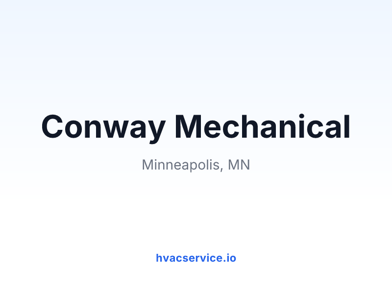 Conway Mechanical
