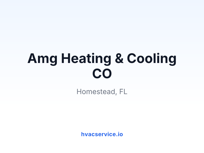 Amg Heating & Cooling CO
