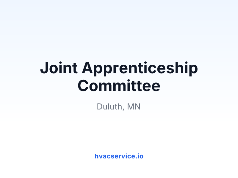 Joint Apprenticeship Committee