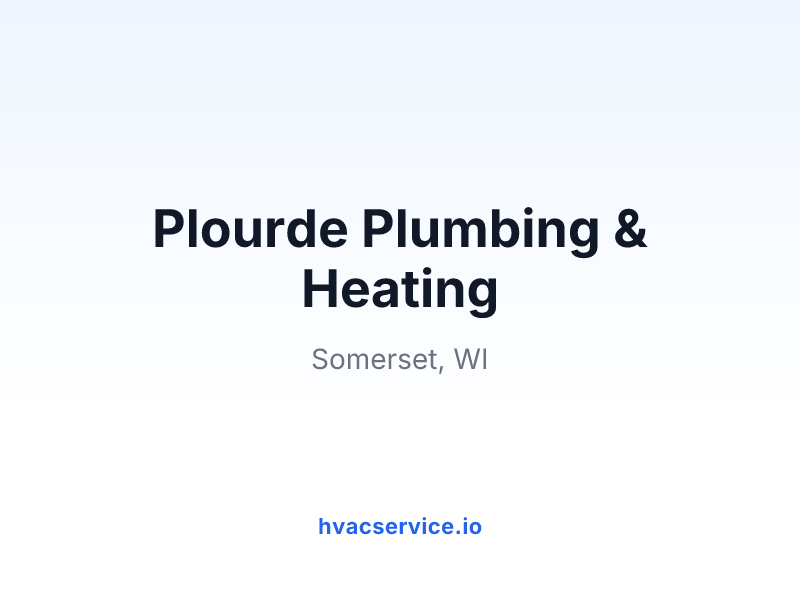 Plourde Plumbing & Heating
