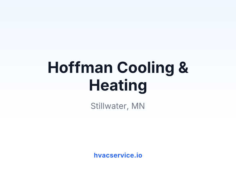 Hoffman Cooling & Heating