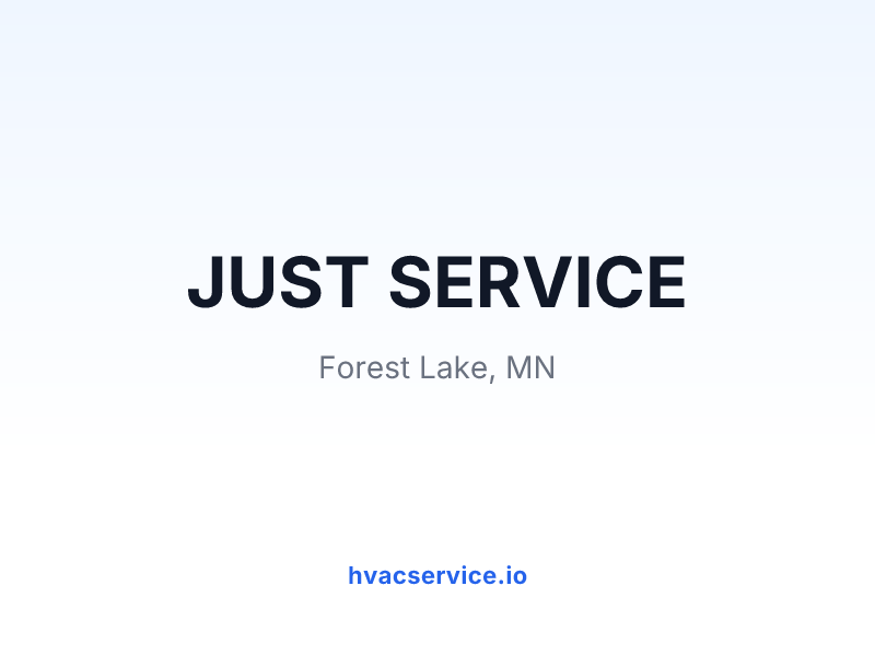 JUST SERVICE