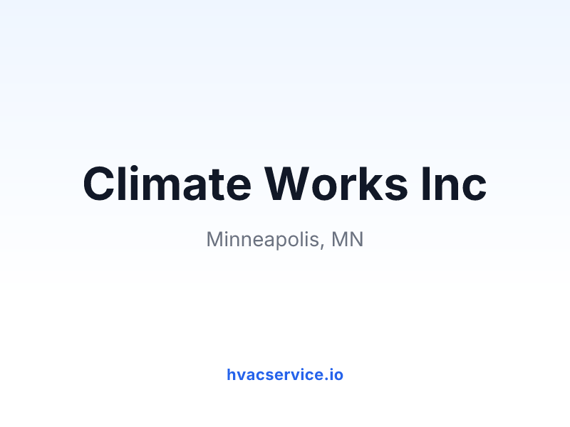 Climate Works Inc