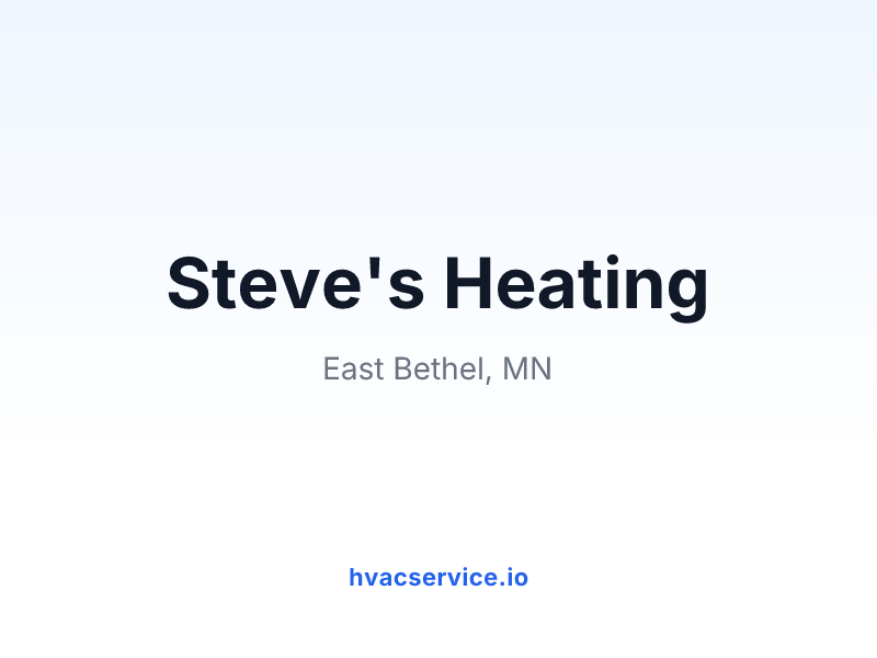 Steve's Heating