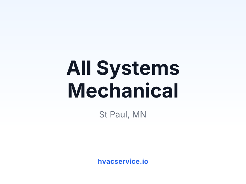 All Systems Mechanical