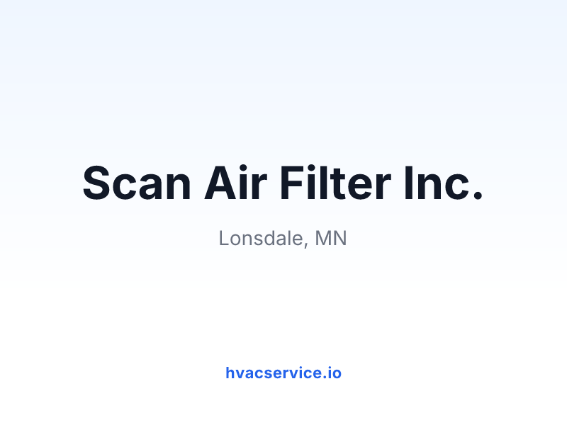 Scan Air Filter Inc.