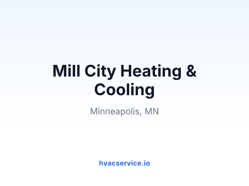 Mill City Heating & Cooling