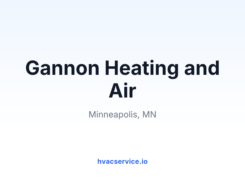 Gannon Heating and Air