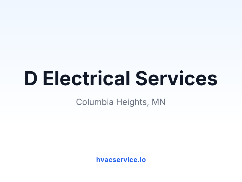 D Electrical Services