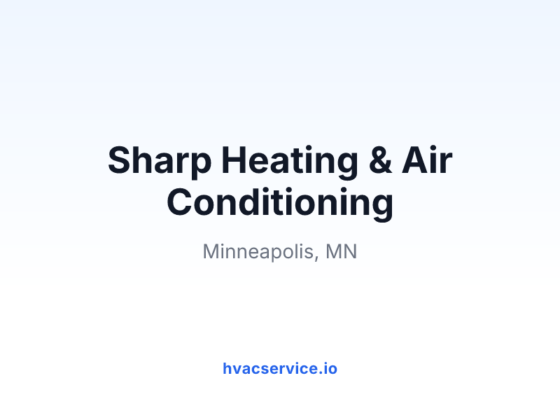 Sharp Heating & Air Conditioning
