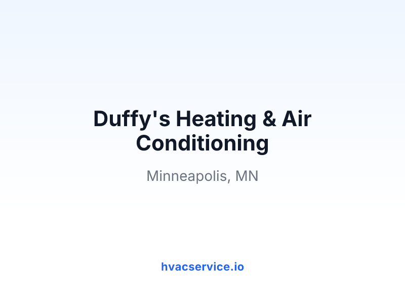 Duffy's Heating & Air Conditioning