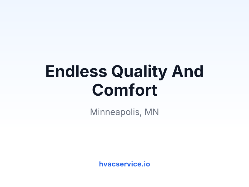 Endless Quality And Comfort