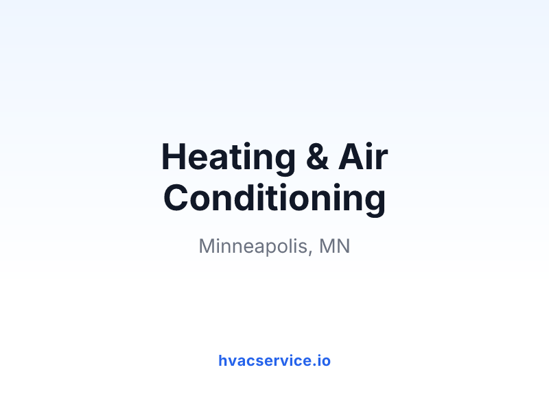Heating & Air Conditioning
