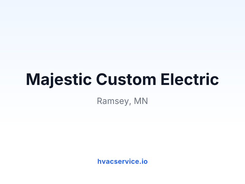 Majestic Custom Electric