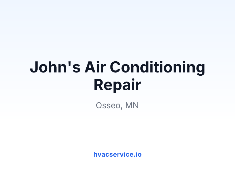 John's Air Conditioning Repair