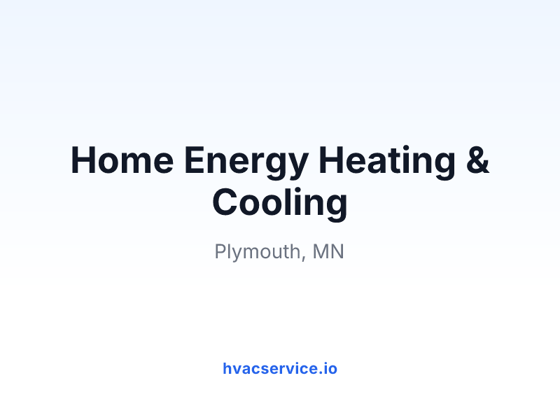 Home Energy Heating & Cooling