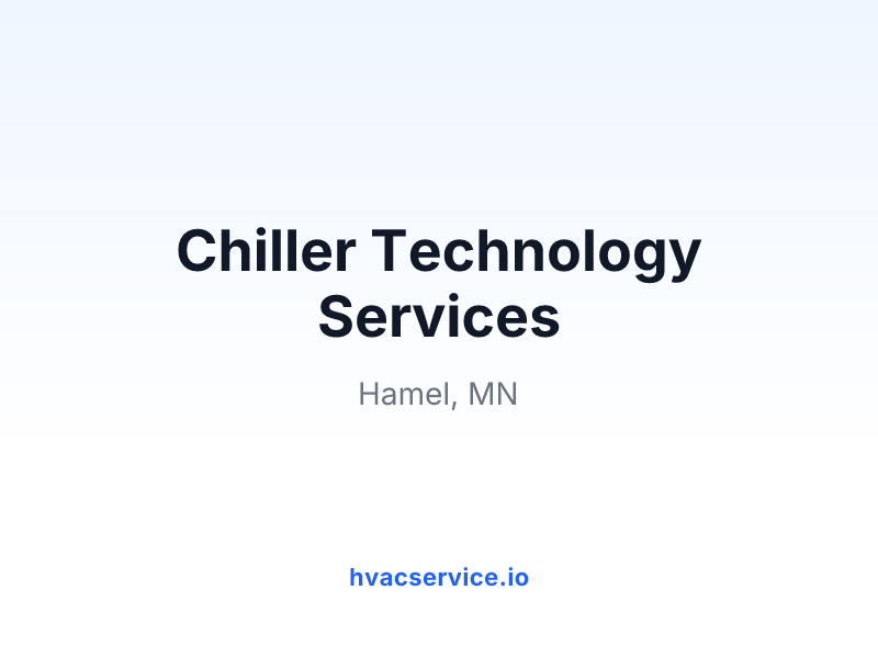 Chiller Technology Services