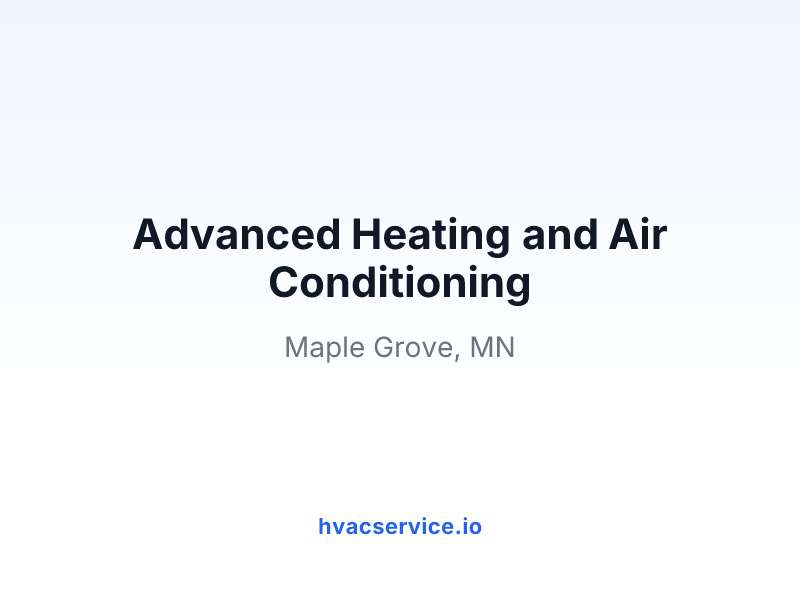 Advanced Heating and Air Conditioning