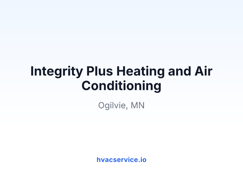 Integrity Plus Heating and Air Conditioning