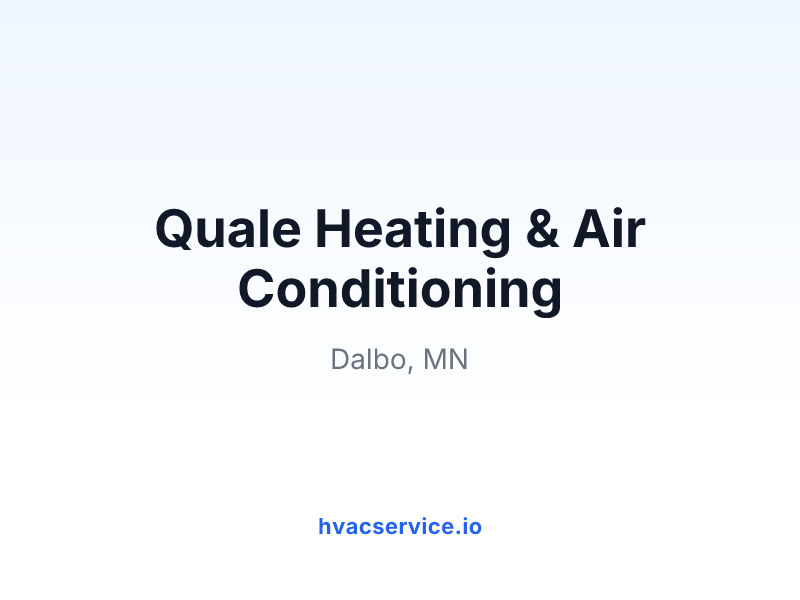 Quale Heating & Air Conditioning