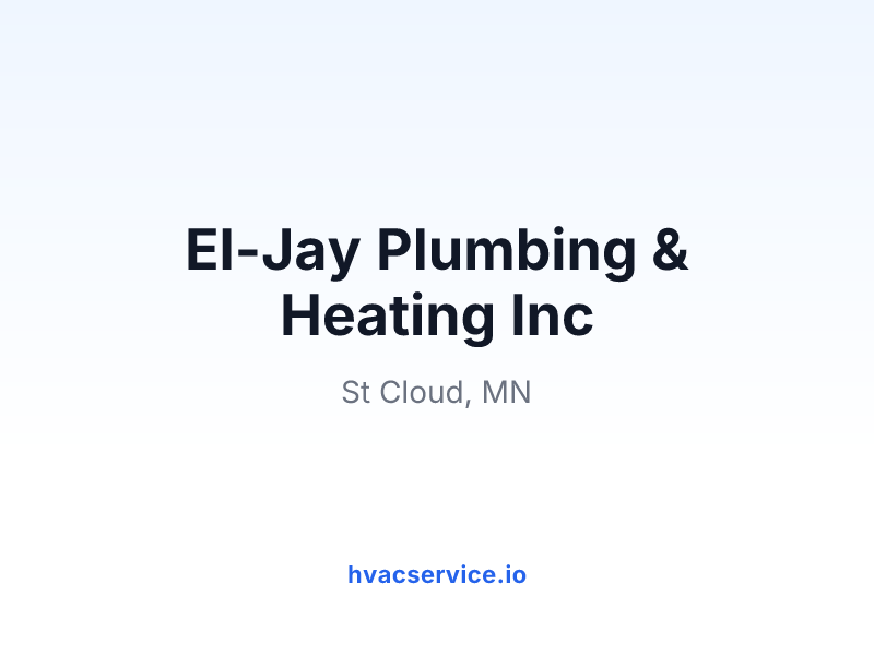 El-Jay Plumbing & Heating Inc