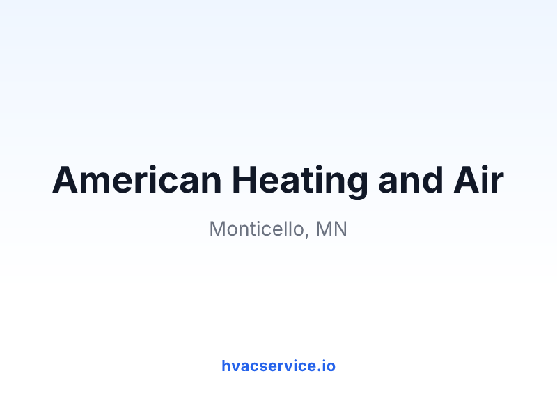 American Heating and Air