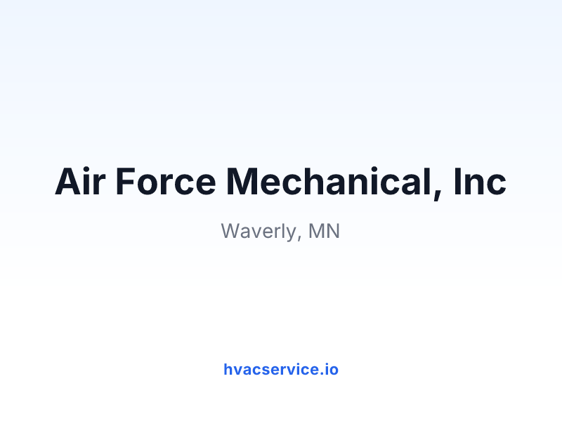Air Force Mechanical, Inc