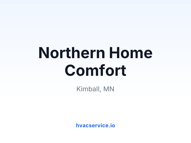 Northern Home Comfort