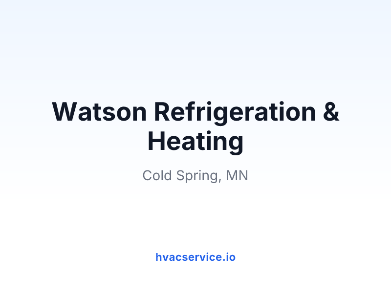 Watson Refrigeration & Heating