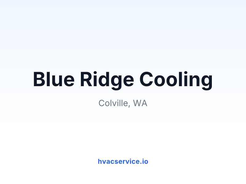 Blue Ridge Cooling