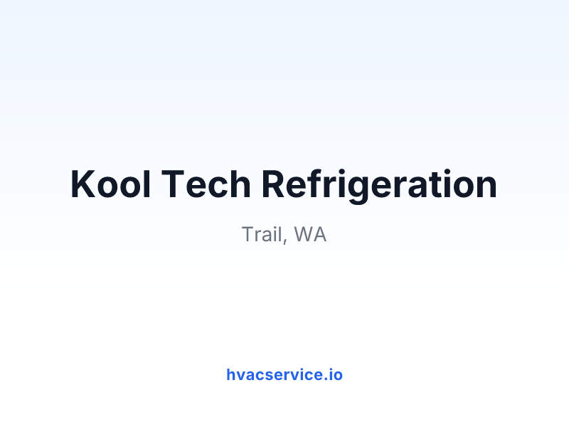 Kool Tech Refrigeration